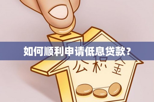 新华如何顺利申请低息贷款？