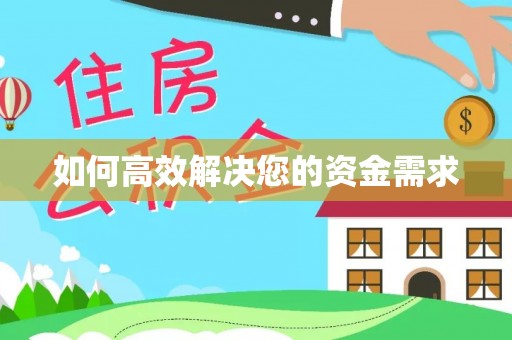 新华如何高效解决您的资金需求
